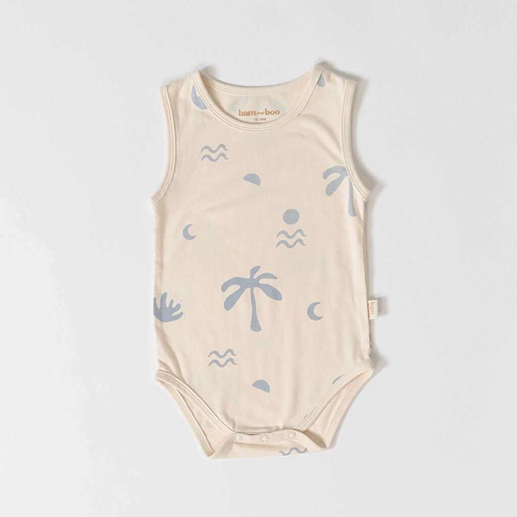 Cali baby singlet onesie by bam Loves Boo