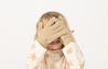Beige Organic Cotton Kids Gloves by Bam Loves Boo