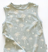 Oasis Palm Tree printed kids singlet by Bam Loves Boo