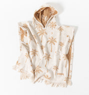 Kids Palm tree Bamboo poncho by Bam Loves Boo and Sunday Minx 