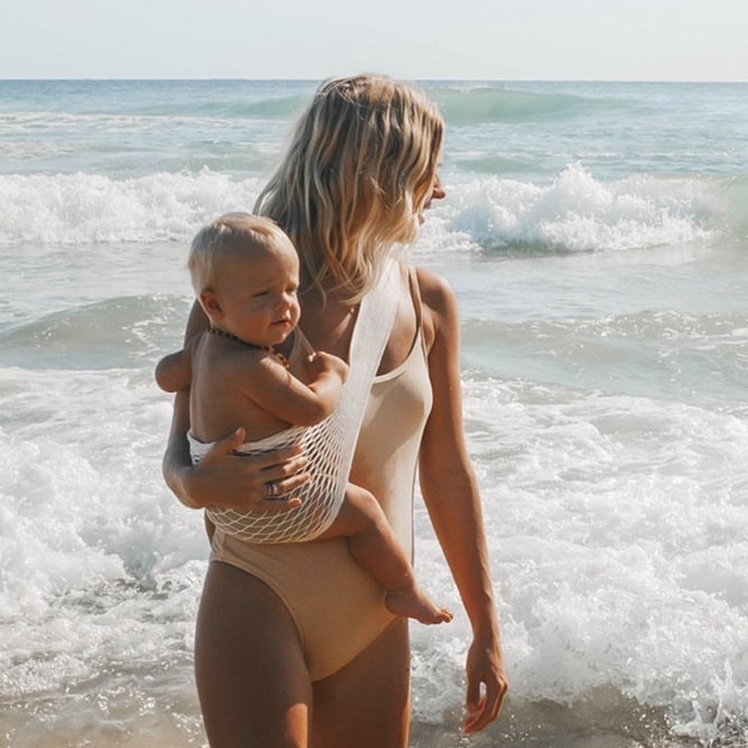 Baby carrier 100% Organic mesh sling  Bam Loves Boo by Tonga