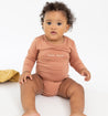 Mini muse baby bamboo long sleeve onesie by Bam Loves Boo