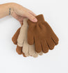 Brown Organic Cotton Kids Gloves by Bam Loves Boo