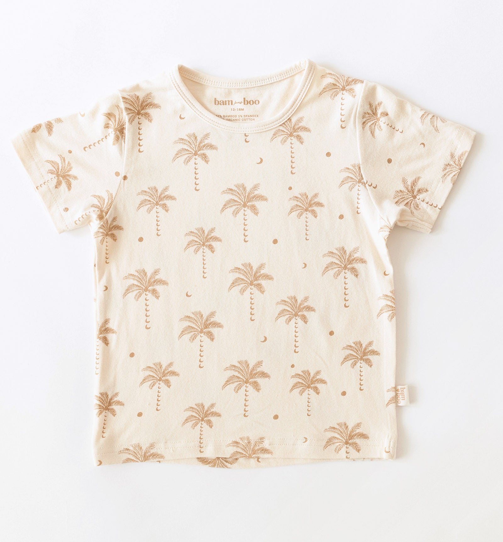 Oasis Moon Palm Kids tee by Bam Loves Boo