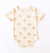 Oasis Palm Tree cream baby onesie by Bam Loves Boo