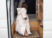Kids Palm tree Bamboo poncho by Bam Loves Boo and Sunday Minx