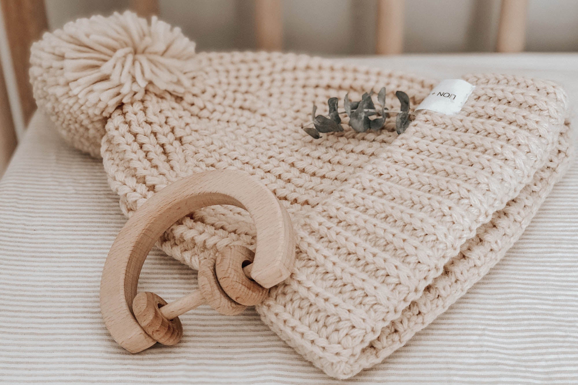 Wooden Eco Rattle 