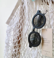 kid sunglasses 100% Recycled Plastics Black bam Loves Boo