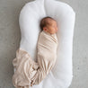 Stripe Swaddle Bamboo jersey by Bam Loves Boo