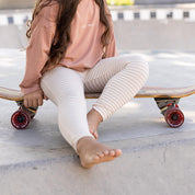 Essential stripe bamboo kids leggings bam loves boo