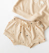 Terrazzo print Kids fleece shorts by Bam Loves Boo