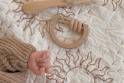 Wooden Eco baby Rattle from Lion + Lamb for Bam Loves Boo