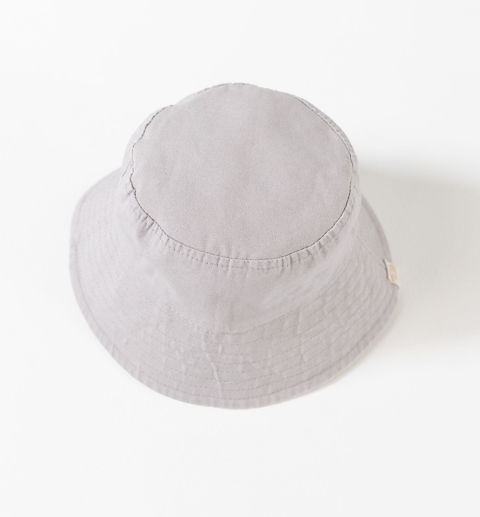 reversible blue organic cotton bucket hat for babies and kids