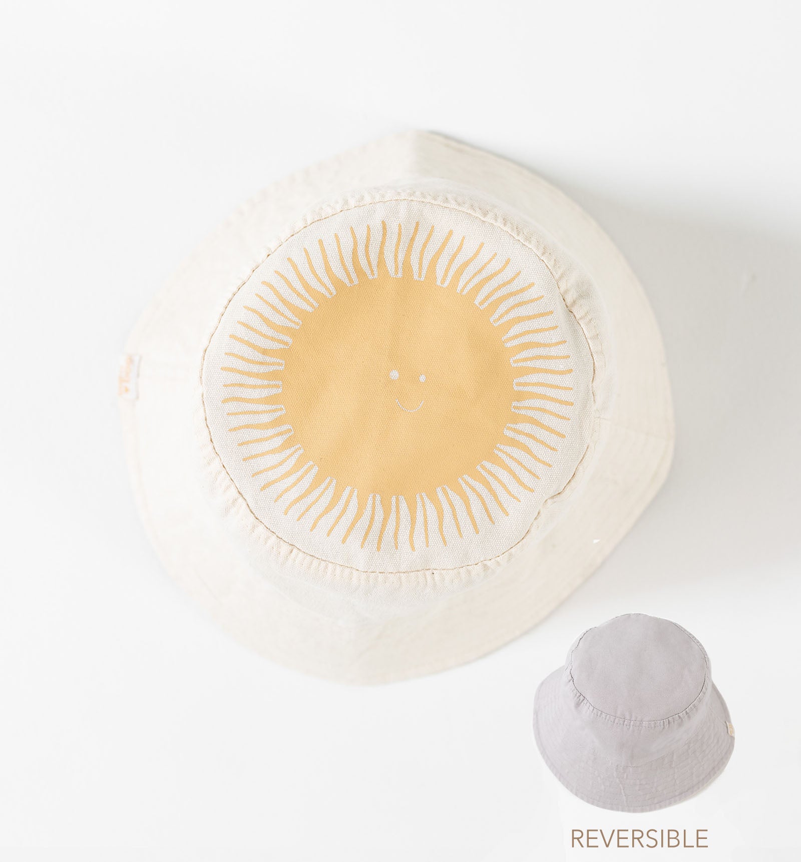 Sun Reversible Toddler Bucket Hat | Organic Cotton | Bam Loves Boo