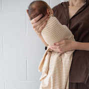 essential Stripe Bamboo stretchy swaddle by Bam Loves Boo