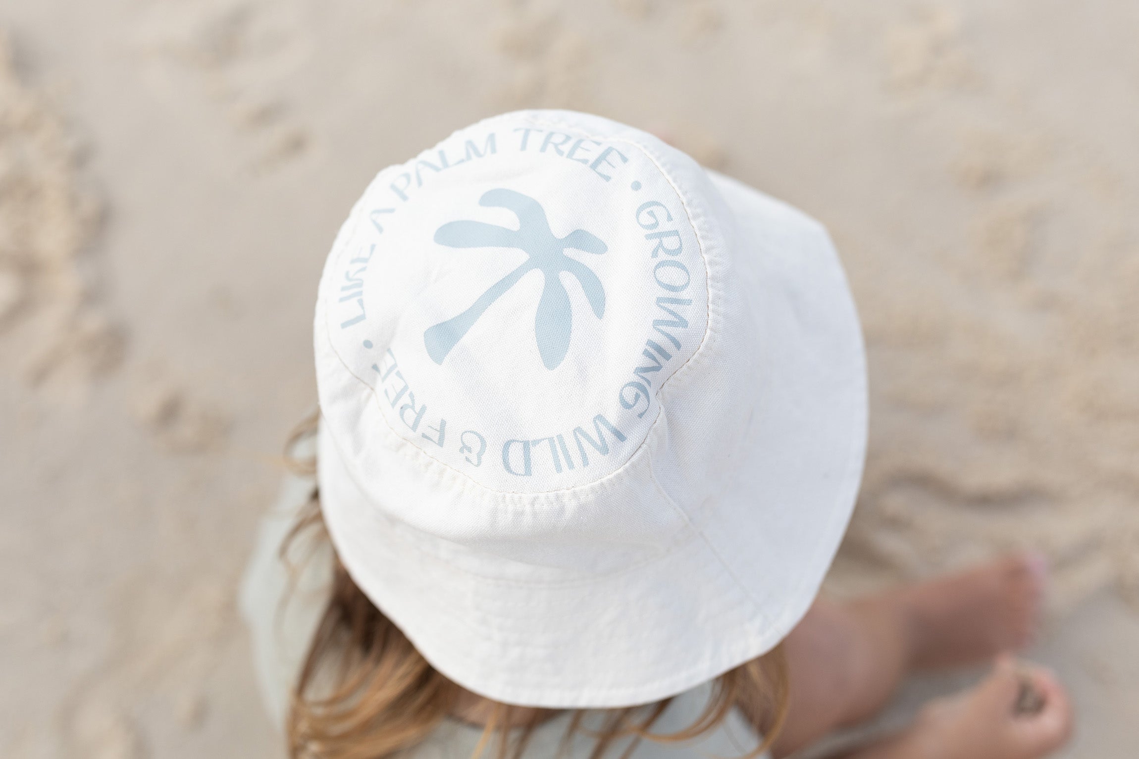 reversible organic cotton bucket hat for babies and kids