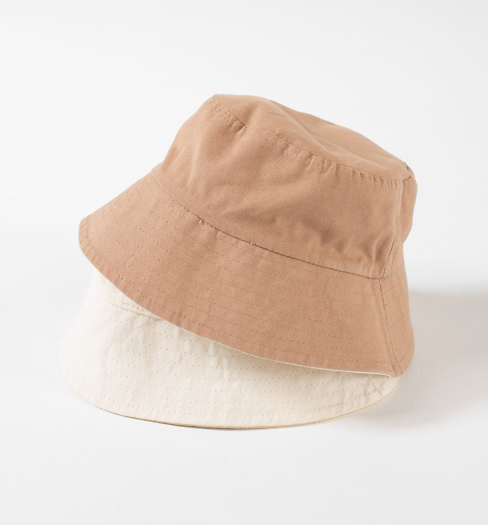 reversible organic cotton bucket hat for babies and kids