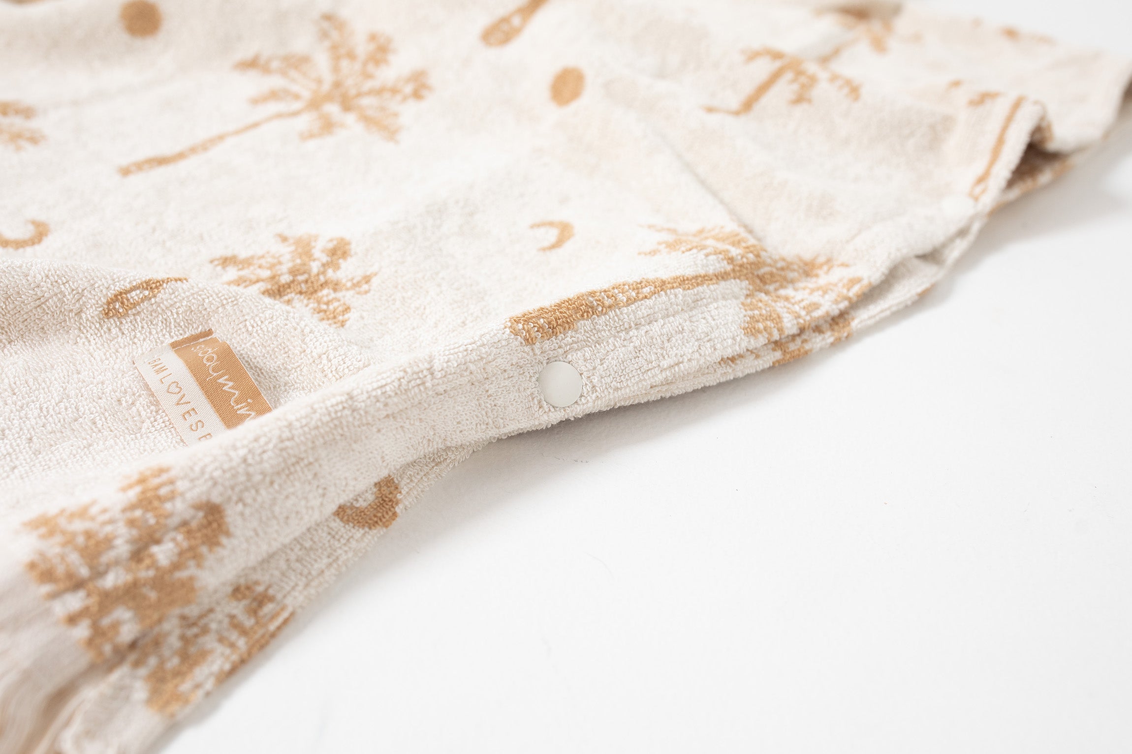 Kids Palm tree Bamboo poncho by Bam Loves Boo and Sunday Minx